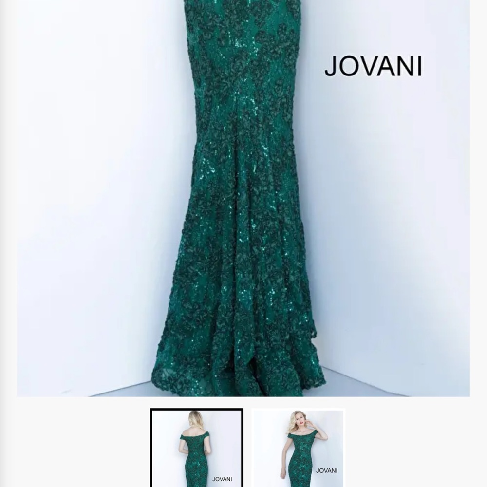 Jovani emerald green mother of the bride/groom gown. Absolutely beautiful.